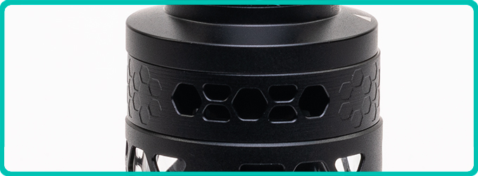 Airflow de l'Atomiseur Dead Rabbit 4 Pro RTA Hellvape